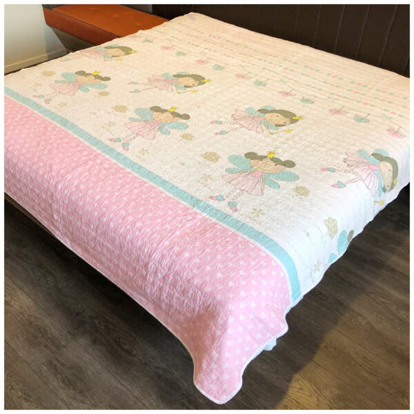 New Printed Bed Cover Three-piece Korean Style Simple Style Bedding Embroidered Bed Sheet - Image 5