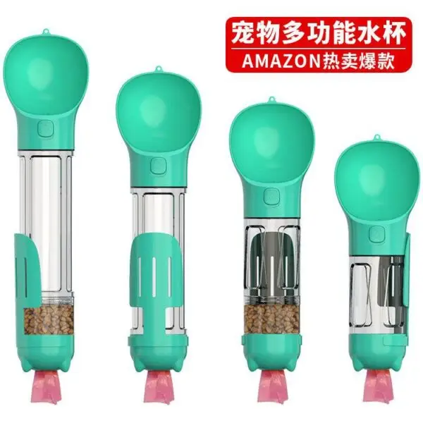 Pet Traveling Water Cup Dog Supplies Travel Outdoor Drinking Fountain Multi-function Toilet Shovel Pet Water Bottle