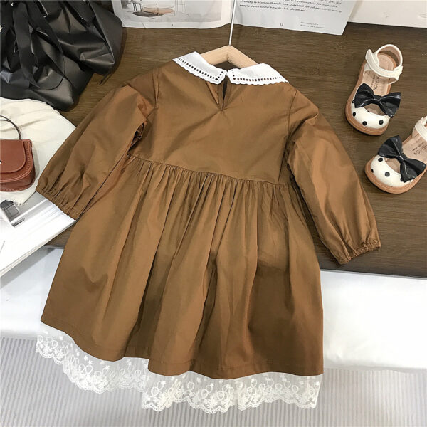 Girls' Long Sleeve Embroidered Dress - Image 2