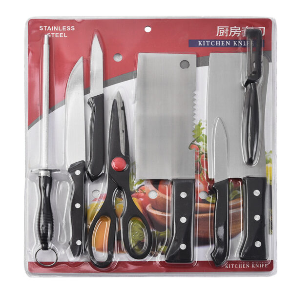 Kitchen Knives 8 Pieces Suit Blister Blister Card Packaging Shopping Mall Supermarket Gift Box Gift 8 Pieces Suit - Image 5