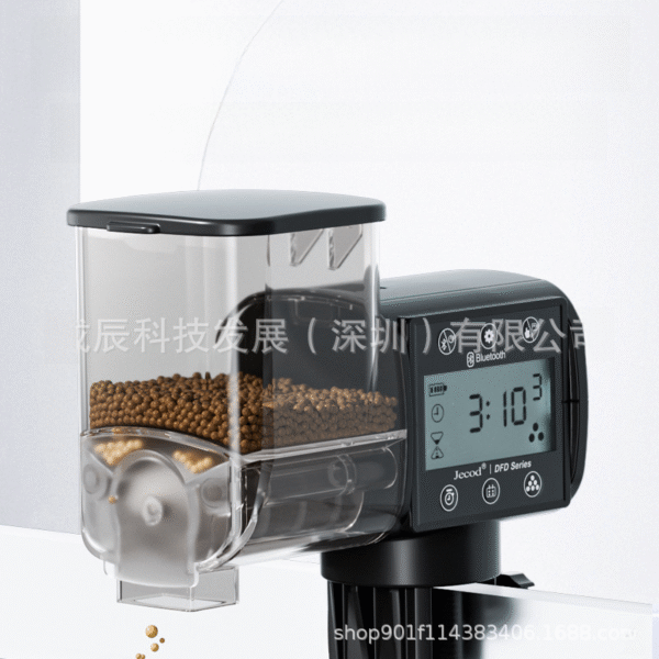 Jebao Jiebao-Small Automatic Feeder Screw Fish Tank Intelligent Feeder Simple/Intelligent/Bluetooth - Image 2